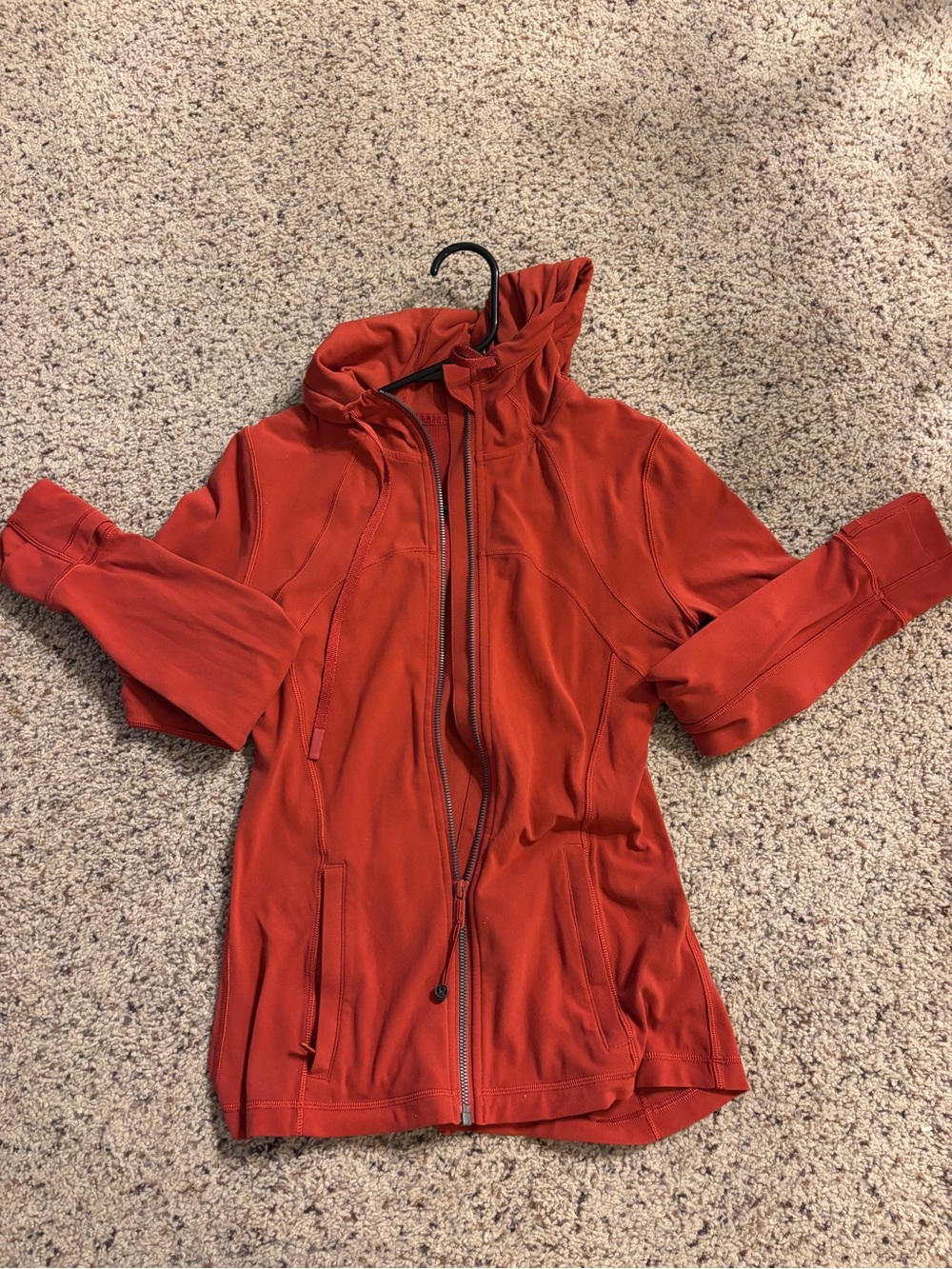LuluLemon Women's Burnt Orange Zip Define Jacket